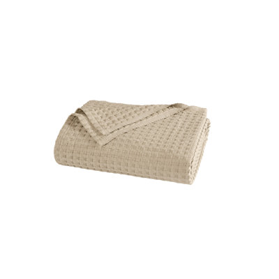 Brooklyn Loom Cotton Waffle Bed Blanket