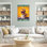 «Dinosaur Your Bout Napkins My Lord» - 1 pièce Recta Dinosaur Your Bout Napkins My Lord sur toile, impression