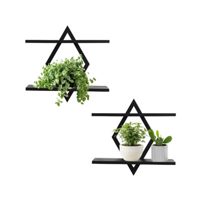Wood Tiered Shelf