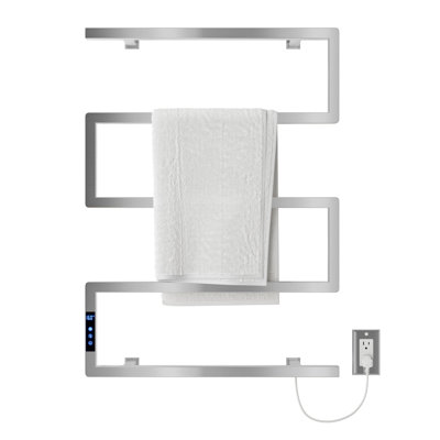 Voltaire 5-Bar Electric Towel Warmer in Chrome