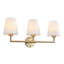 2-Light 18.5 in. Modern Dimmable Vanity Light Linen Shade Wall Sconce for Bathroom Bedroom Living Room-785220198-785220199