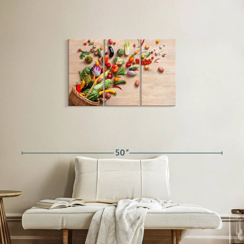 Yarlin Fresh Vegetables, 20" H x 33" W