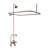 67'' x 29.5'' Soaking Acrylic Bathtub with Faucet-14692766