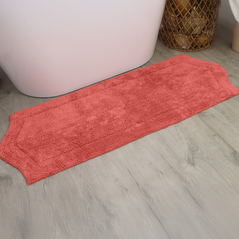 Morissette Bath Rug, 22" W x 60" L, Coral