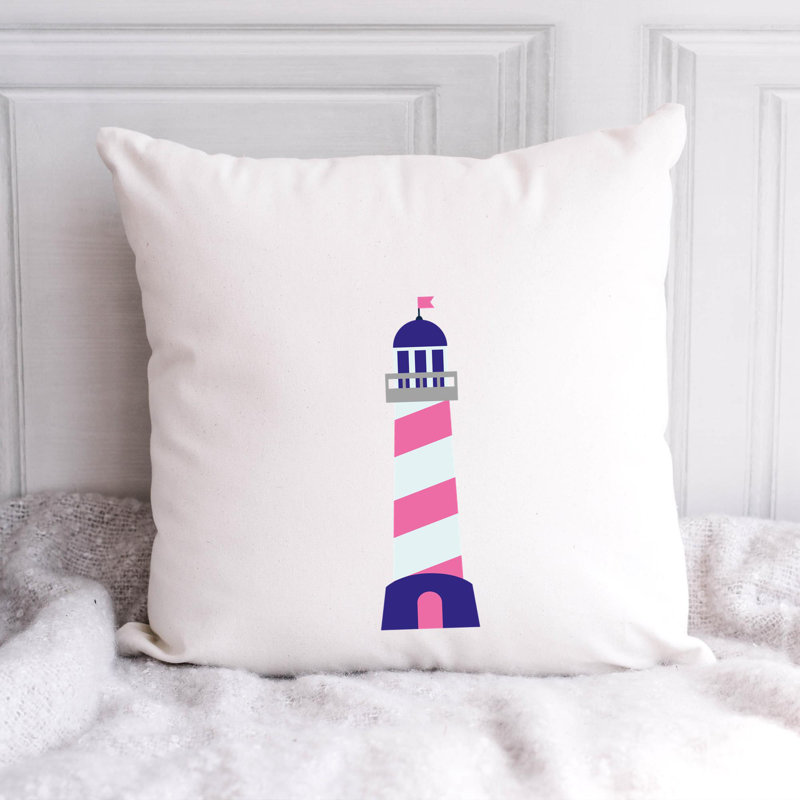 Nautical Sea Life_236 - Coussin décoratif en polyester, H 20 po x l 20 po