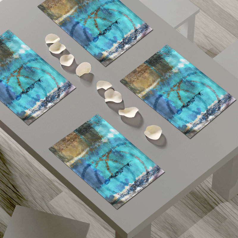 Ensemble de 4 napperons Pamper Paradise