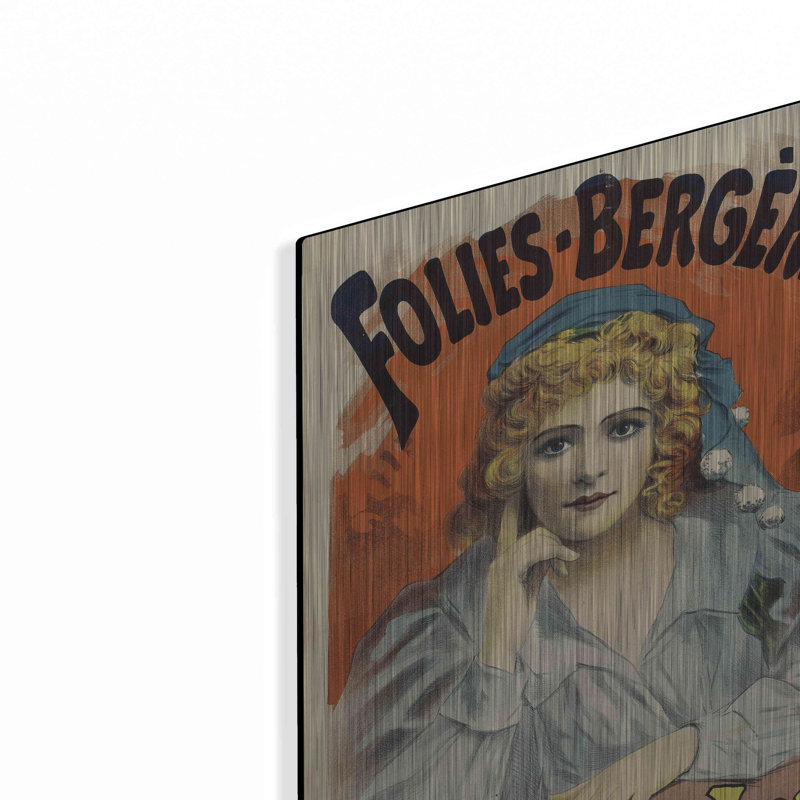 "Folies-Bergere, Miss Mabel Love (1895)" par Luxe, H 16 po x l 12 po