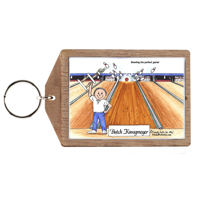 Bowling personnalisé - Porte-clés mâle