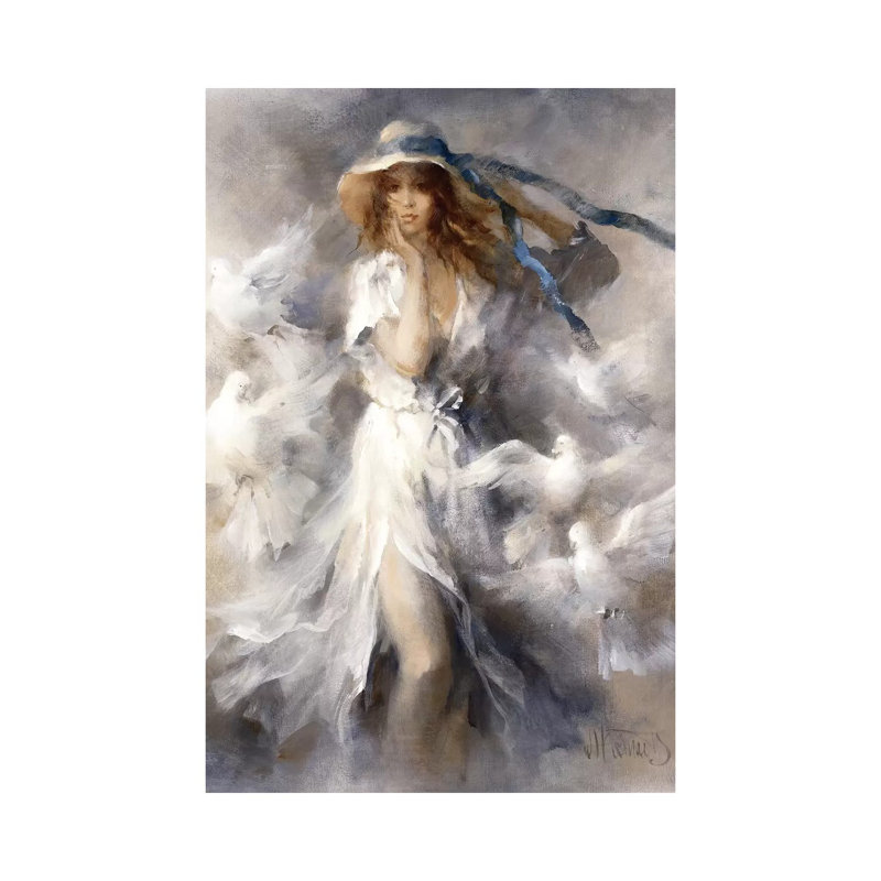 Pigeons by Willem Haenraets - Wrapped Canvas Print, 66.04 cm H x 45.72 cm W x 3.175 cm D