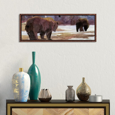 Montana Bears by Stellar Design Studio - Panoramic Painting on Canvas