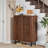 33.46" Storage Coffee Bar Cabinet With  2Doors & Shelves-1206190110