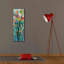 «Tall Bright Flowers I» par Silvia Vassileva, art mural sur toile, 12 po x 36 po-879687346