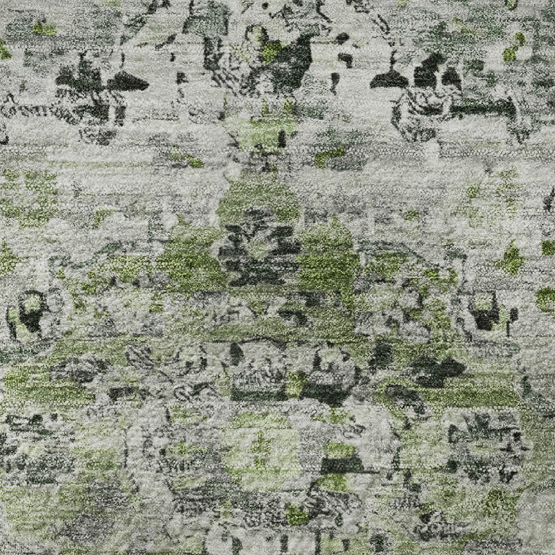 Premium Machine Washable Ashington AMF1832 Global Rug, Rectangle 10' x 14'