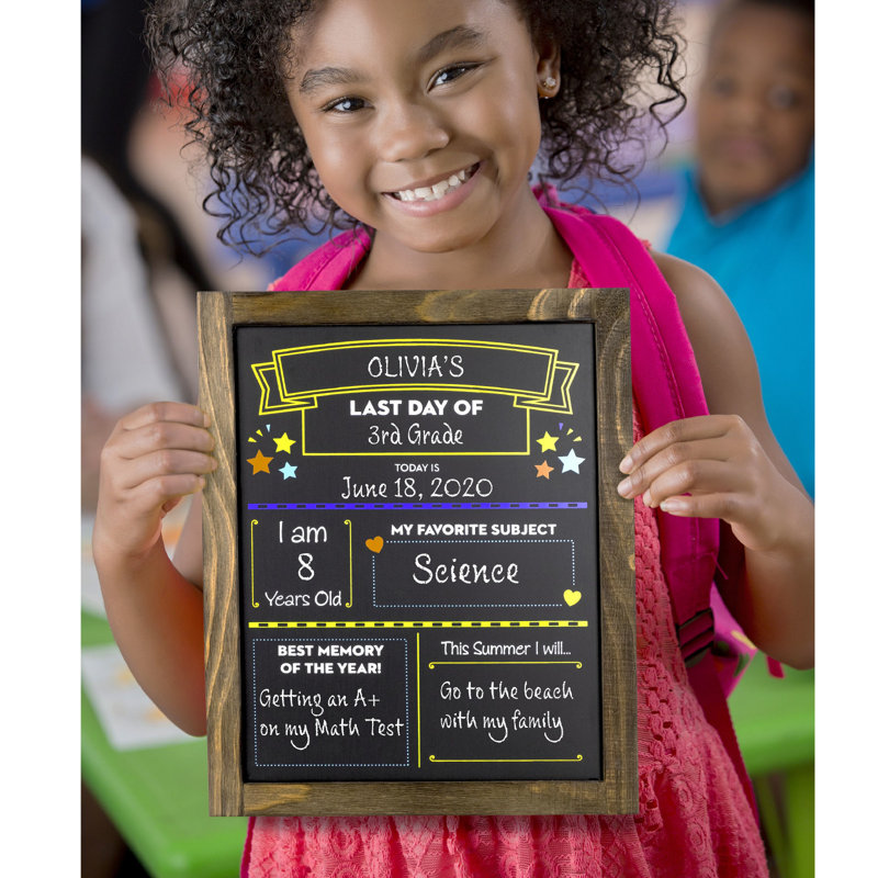 Excello Global Products Yes Steel Wall Manufactured Wood Chalkboard
