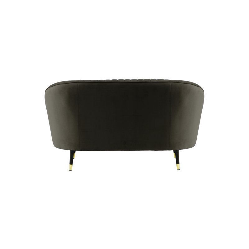 Shyann 2 Seater Loveseat, Graphite