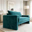 Canapé surdimensionné en chenille 3 places avec accoudoirs larges et coussins épais-519960234