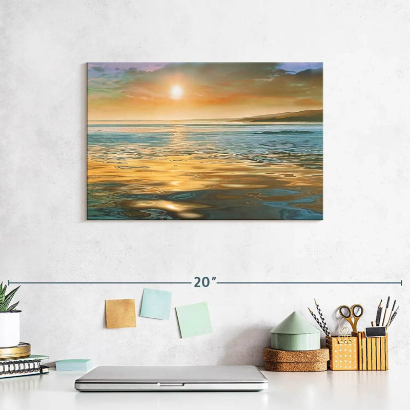 Gillard Ocean Evening Calm, 8" H x 12" W