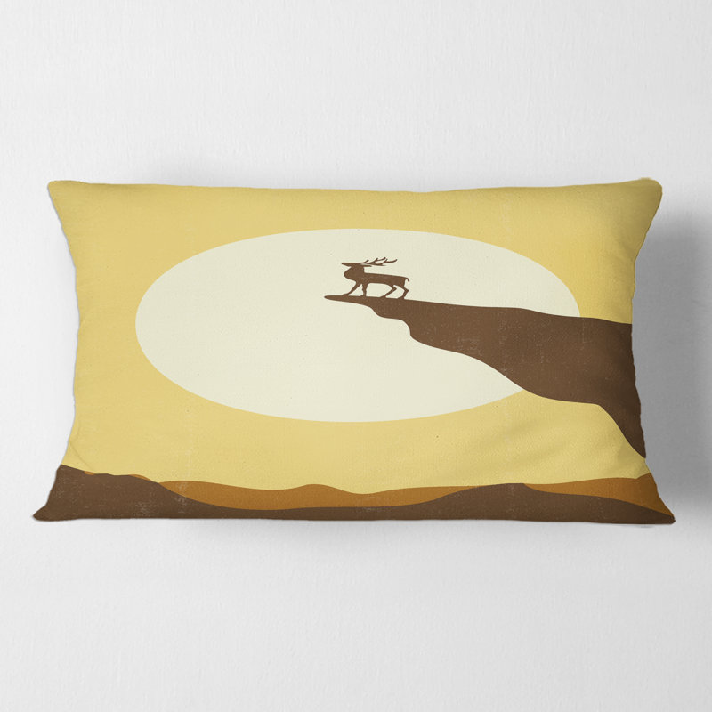 Housse et insert de coussin rectangulaire minimaliste