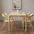 Simple Ash Wood Dining Table