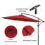 Parasol en porte-à-faux rond 120 "Atanase-1964979042
