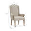 Chaise avec accoudoirs beige