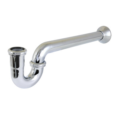 Siphon en P 1-1 / 2 po Kingston avec bride en forme de cloche, longueur 19 po, calibre 18