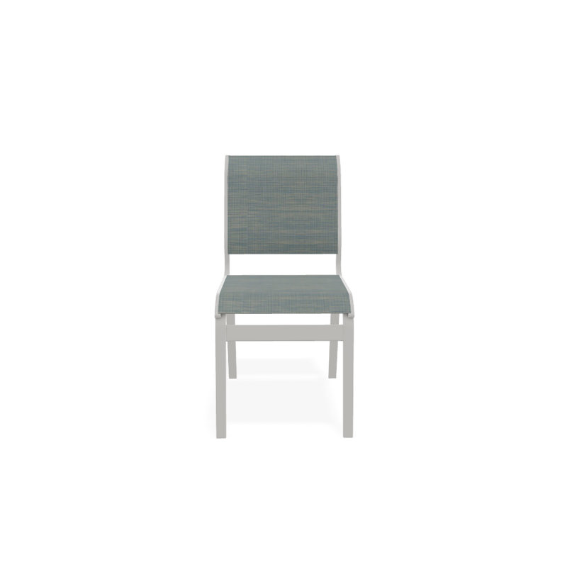 Chaise d'appoint de salle à manger Hiraku, Neige texturée, Baja