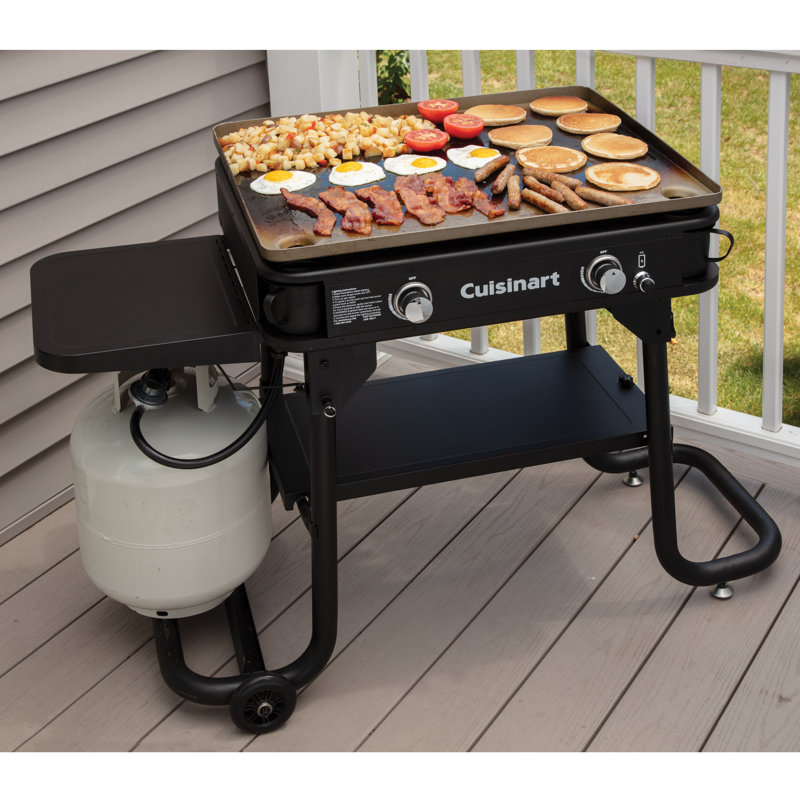 28" Two Burner Gas Griddle And Cover