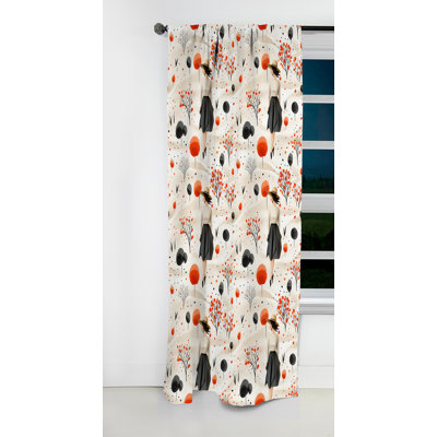 Halle - Midcentury Curtain - Blackout Geometric Curtain - 1 Panels