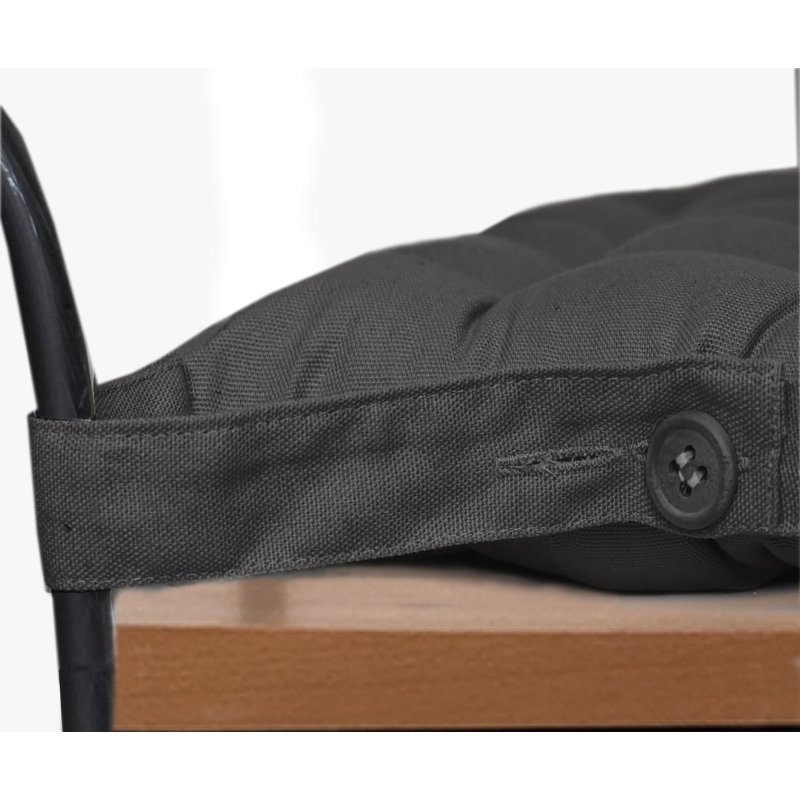 Chair Pad Cushion, Grey
