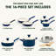 GreenPan Rio Healthy Ceramic Nonstick 16 Piece Cookware Set