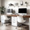 Dessus de table universel, dessus de table en mélamine une pièce, comptoir pour la maison et le bureau Kaboon Universal