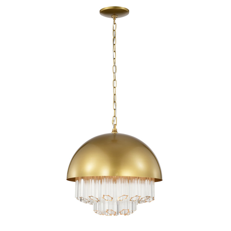 4 - Light Gold LED Unique/Statement Pendant