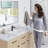 Karran Valera 21" Rectangular Top Mount Vitreous China Bathroom Sink in White
