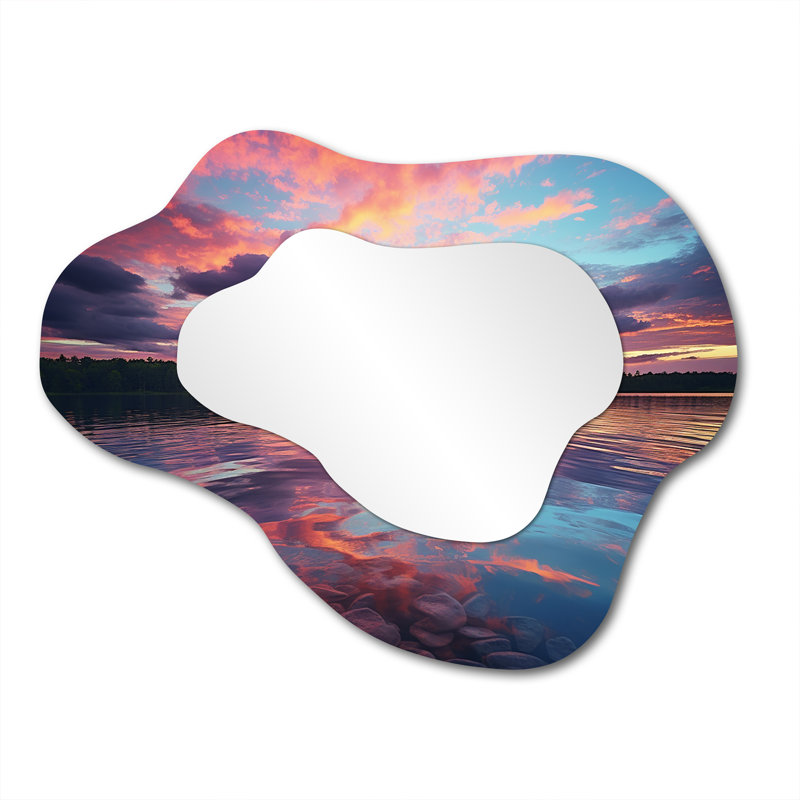 Grand miroir mural Sunset, 27 po x 35 po