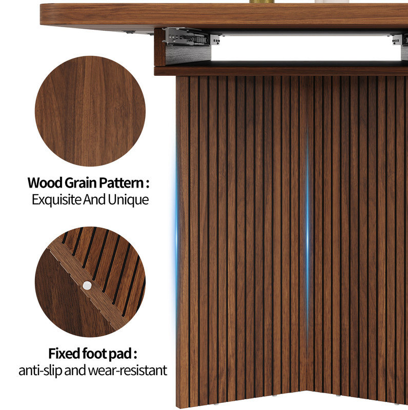 160.01 cm Extendable Dining Table