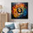 Colorful Vinyl Record Vinyl Mosaic II On Canvas Print - Music canvas print-2051361972-2051361973
