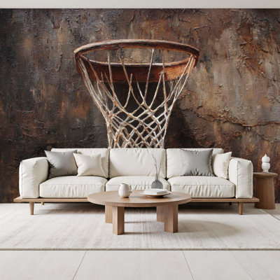 Peel and Stick Wallpaper Vintage Sports Baseball Football Boys Room Playroom Balls Teens Men Wall Murals 69"H x 96"W Removable PVC Wall Paper Self-Adhesive Wall Decor for Bedroom Living Room Home Office