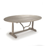 Arek Oval Solid Wood Dining Table