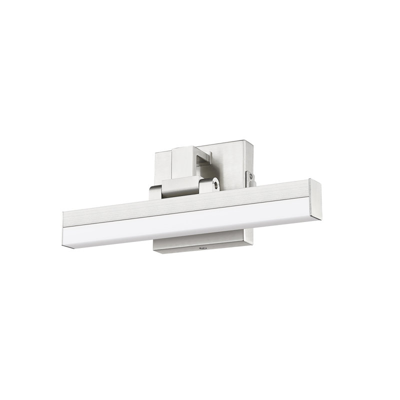 Éclairage pour meuble-lavabo Brendyn, Nickel brossé, 5"H x 13"W x 3"D, 13 W
