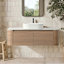Meuble-lavabo flottant 48 po avec lavabo vasque et porte-serviettes 48 po-131147819-131147820