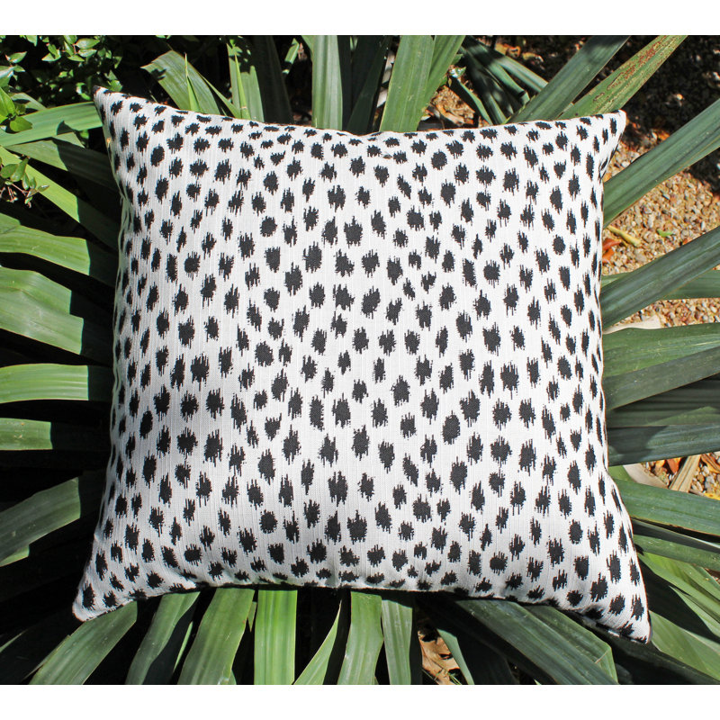 Housse et insert pour coussin carré Pebble Beach, Blanc