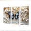 Ensemble de salon art mural papillon bleu sur une branche d'orchidée II-107213211-107213216