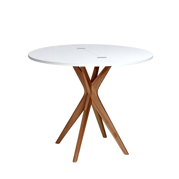 Norden Home Jenna Round Solid Wood Base Dining Table | Wayfair.co.uk