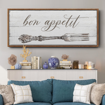 Bon appétit - Toile encadrée