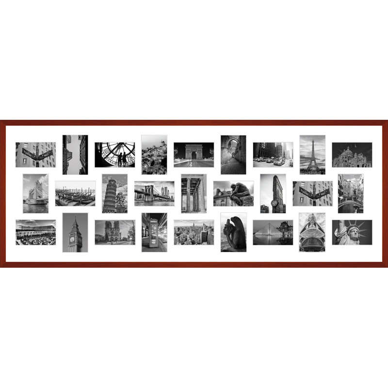 Kuwana Collage Picture Frame, Cil, 45cm W x 117cm H