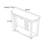 Solid Rubberwood Console Table-687439089-687439091