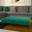 Alescia 60cm Wide Velvet Rectangle Solid Colour Cocktail Ottoman