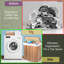 Bamboo Laundry Room Organiser-98194755