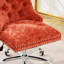Chaise de bureau, chaise de bureau rembourrée capitonnée avec base en métal-1485375108-1485375119